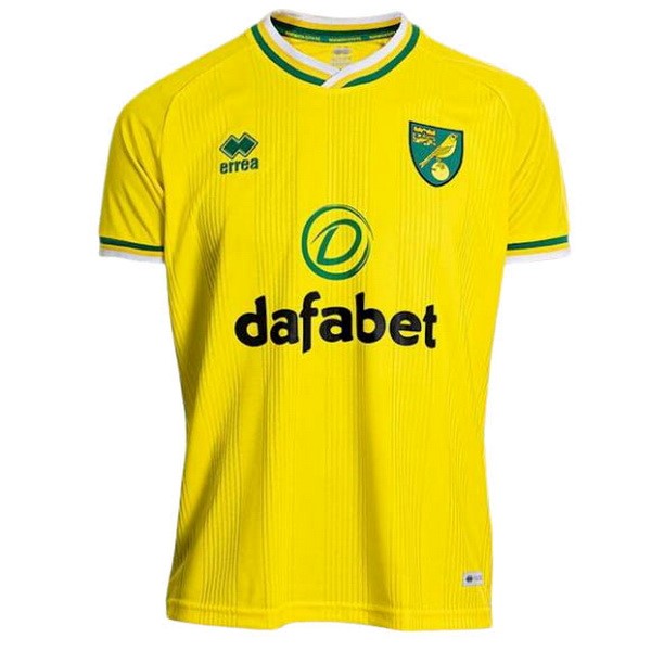 Camiseta Norwich City Replica Primera Ropa 2020/21 Amarillo